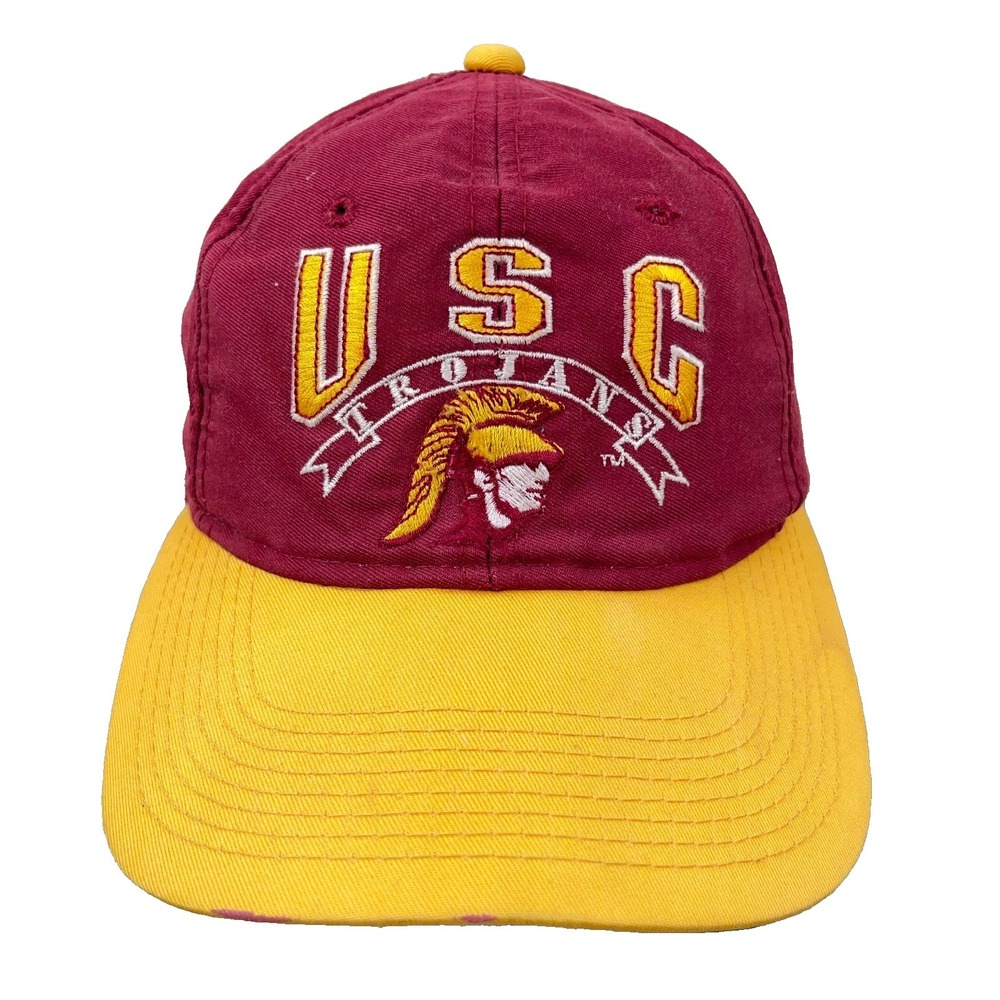 Vintage USC Trojans Hat Cap Snapback 90s‎ The Game Embroidered Adult Mens Worn